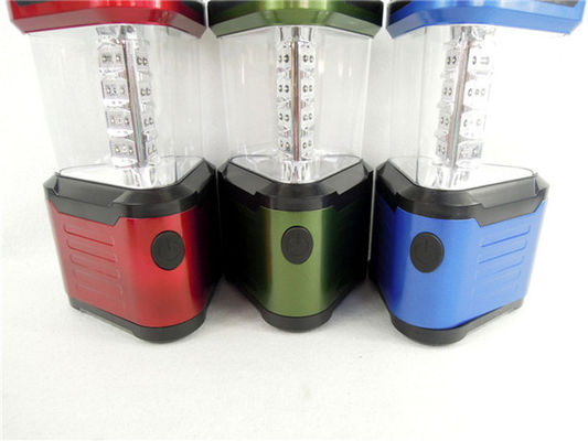 0,5 Luces que acampan al aire libre del plástico 24 LED de W con 4 * batería de D, 100LM