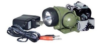 faro recargable de la linterna del Cree de 3W con la correa, antorcha principal impermeable