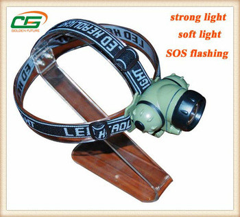 Antorcha industrial IP65 AC85 - 265V, antorcha principal impermeable de la cabeza del Cree LED de 3W