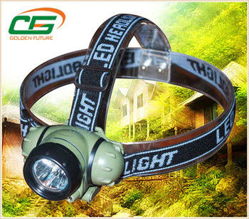Cree recargable de la antorcha de la cabeza de 3W LED de la ión de litio, LED blanco Headtorch