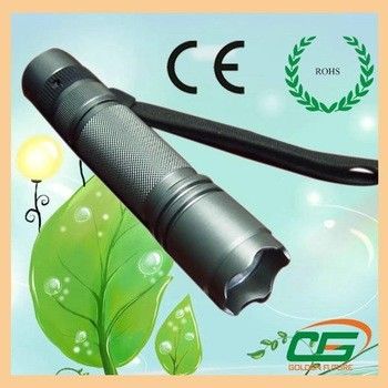 Linterna de LED del CREE del poder más elevado 3 vatios, linterna brillante estupenda para los militares