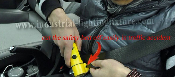 Emergencia de coche Led amarillo conducido recargable linterna con 9 LEDs