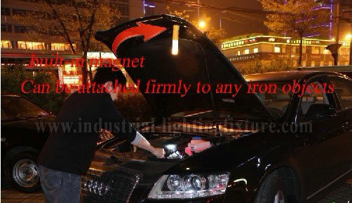 Emergencia de coche Led amarillo conducido recargable linterna con 9 LEDs
