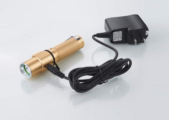 el mini aluminio 5watt llevó la linterna llevada táctica que acampaba de la antorcha recargable