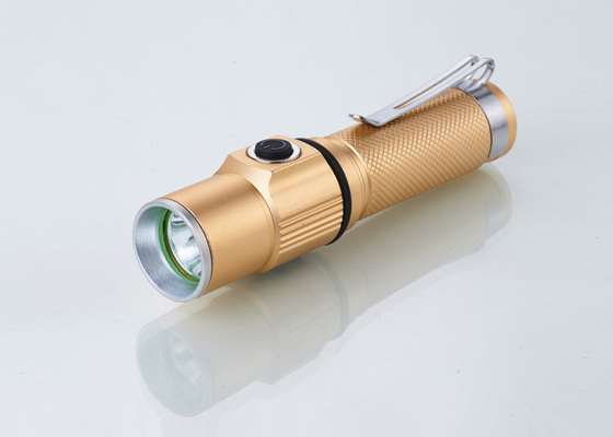 el mini aluminio 5watt llevó la linterna llevada táctica que acampaba de la antorcha recargable