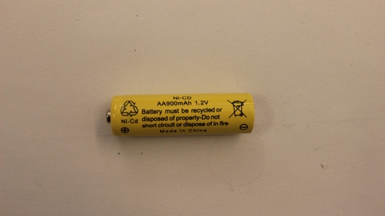 Batería recargable de la antorcha de la batería de linterna recargable del AA 1.2V 900mAh NiCD