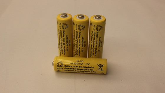Batería recargable de la antorcha de la batería de linterna recargable del AA 1.2V 900mAh NiCD