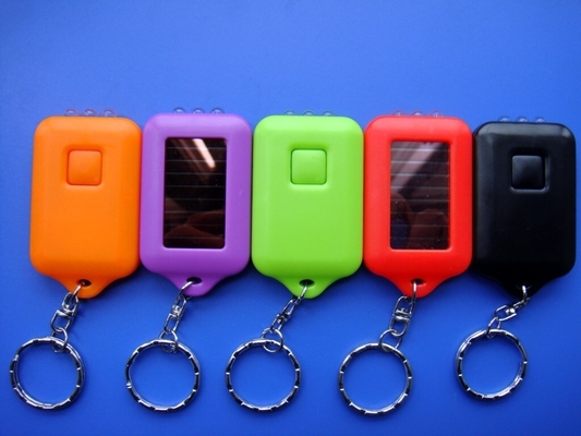 Llavero de acrílico de la linterna de LED del ABS con monograma para el recuerdo de los turistas
