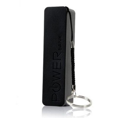 Estación de carga blanca del teléfono celular 2600mAh, cargador de batería portátil del llavero del banco del poder