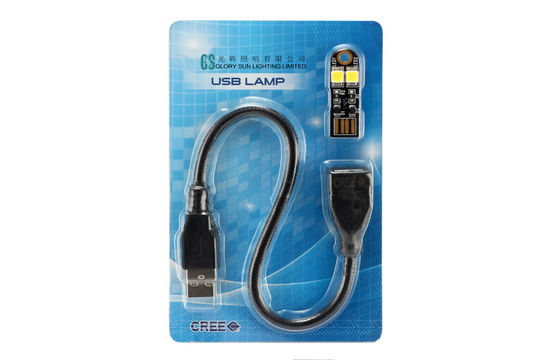 mini lámpara blanca fresca negra/blanca del USB LED para el teclado del ordenador portátil