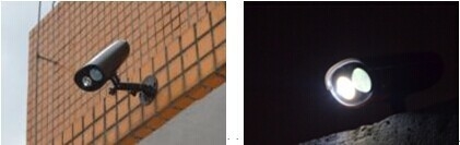 La yarda solar del Cree 250lm LED se enciende, las lámparas llevadas soporte de la pared de la antorcha de 2W LED