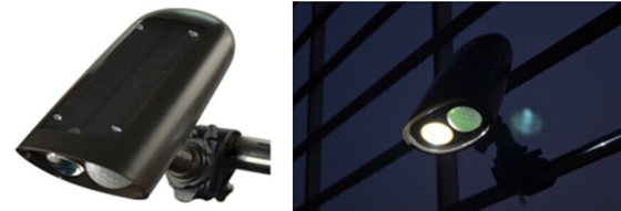 La yarda solar del Cree 250lm LED se enciende, las lámparas llevadas soporte de la pared de la antorcha de 2W LED
