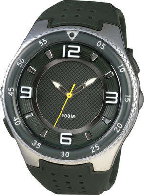 Relojes análogos deportivos redondos para hombre con resistente de agua llevada de la antorcha y del 100m