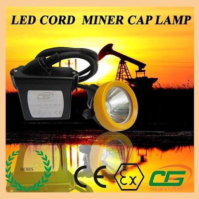 15000lux impermeabilizan el Portable de la luz ATEX de la explotación minera del LED, casco de mineros 6.5Ah