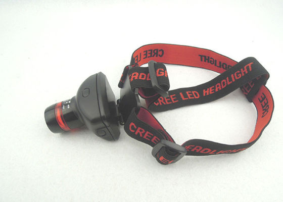 Antorcha 180LM de la cabeza del enfoque LED con el anillo rojo, faro recargable para correr