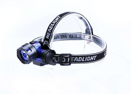 antorcha de la cabeza del LED de alta potencia de 3W LED PMMA LEN con 3 pilas AAA de x